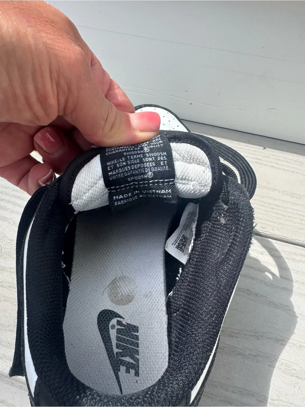 Nike Black and White Panda Dunks